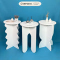 IMPODIO Podium Display Portable Aesthetic – Meja Display untuk Booth, Etalase, Pameran & Event