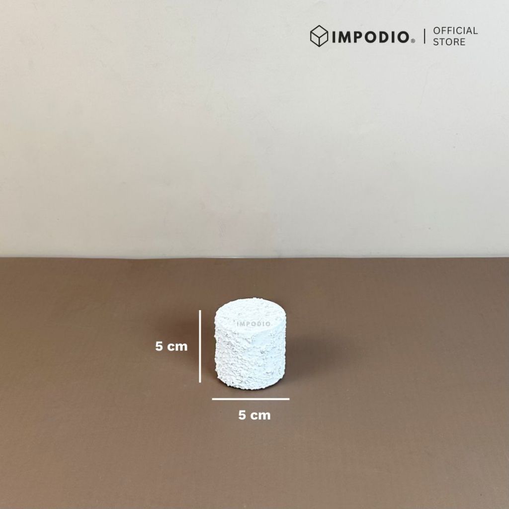 IMPODIO Blok Geometris Lingkaran Properti Studio Foto Estetik - Tatakan Dudukan Display Produk Berbagai Ukuran