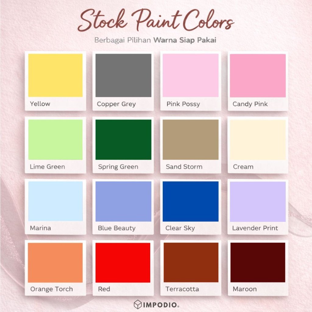 IMPODIO Rak Hoop Display Susun Produk Kayu Minimalis Set 3 Ukuran - Stand Foto Produk Aesthetic Mix Warna