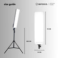 IMPODIO LuxBlade 100W Soft Light – Lampu Studio Live Stream & Foto - detail produk