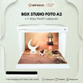 IMPODIO Bundle Mini Studio Box A2 + Alas Background Motif Lebaran