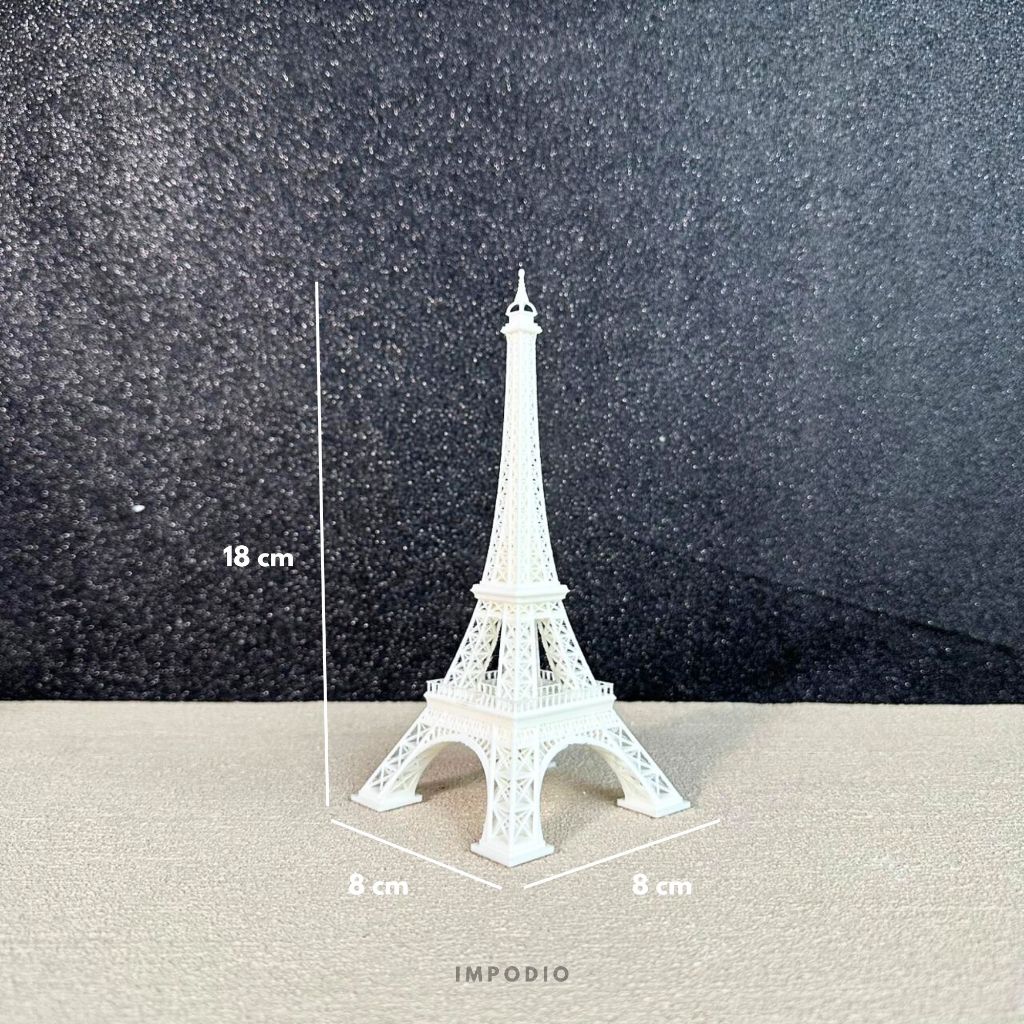 IMPODIO Miniatur Menara Eiffel Dan Pisa – Pajangan Dekorasi & Properti - packaging