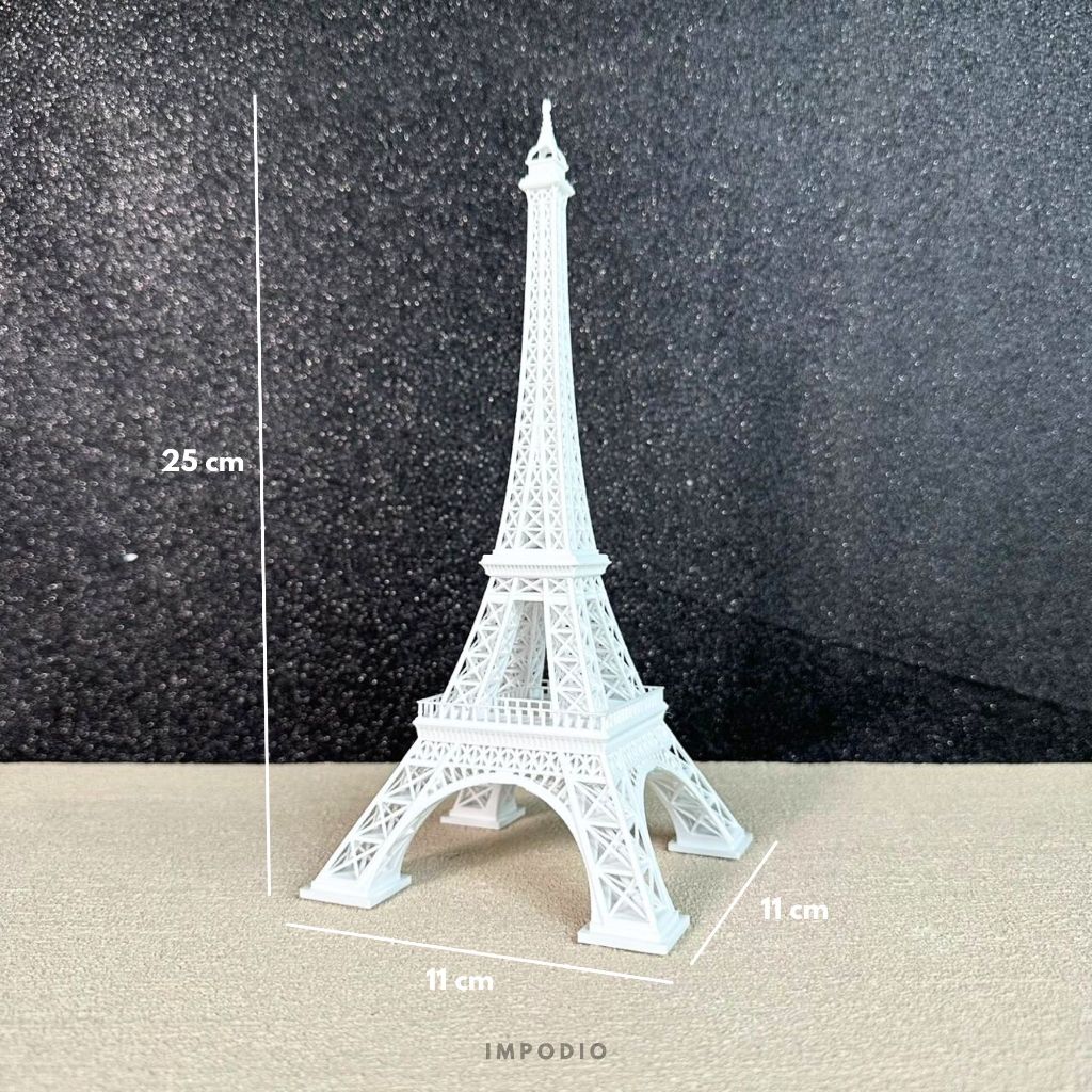 IMPODIO Miniatur Menara Eiffel Dan Pisa – Pajangan Dekorasi & Properti - foto 9