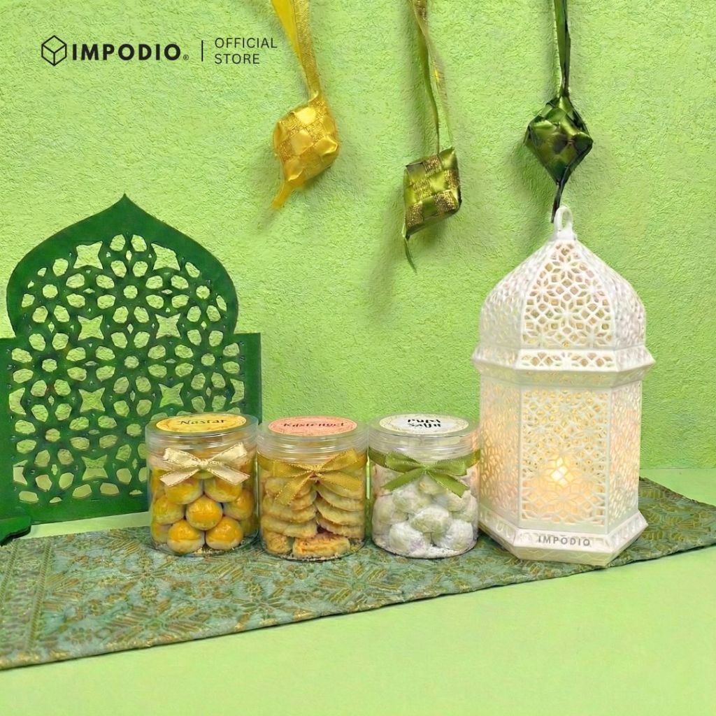 IMPODIO Ornamen Ramadhan Minimalis / Pajangan Meja Dekorasi Masjid Lebaran / Properti Foto Idul Fitri Masjid Bulan Sabit Aesthetic