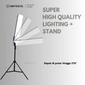 IMPODIO LuxBlade 100W Soft Light – Lampu Studio Live Stream & Foto - close up
