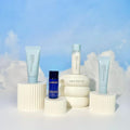 IMPODIO Set 3pcs Display Stand Mini Fluted – Props Foto, Tatakan - close up