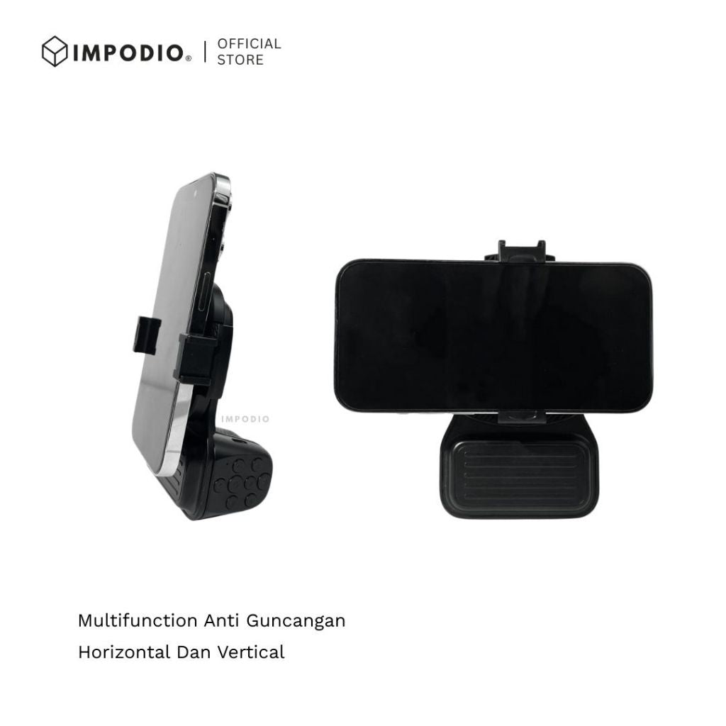 IMPODIO Bluetooth Phone Assistant – Gimbal Hand Grip Stabilizer & - dalam penggunaan
