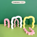 IMPODIO Set 5 pcs Properti Foto Produk Minimalis Model Gelombang Wavy Arch Pastel - Pajangan Meja & props foto produk estetik