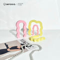 IMPODIO Set 5 pcs Properti Foto Produk Minimalis Model Gelombang Wavy Arch Pastel - Pajangan Meja & props foto produk estetik