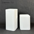 IMPODIO Rounded Square Podium JUMBO 30 cm Tinggi 40/60/80 cm – Standing Display Produk, Cake Table, Booth & Dekorasi