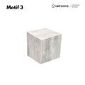 IMPODIO Podium Kubus Display Produk Motif Marmer Kayu Beton Batu Semen - Properti Foto Produk Aesthetic - Tatakan Alas Display Studio Foto Minimalis - Dekorasi Photoshoot
