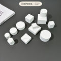 IMPODIO Set Geometry Mini 6 pcs – Prop Foto Produk Bulat & Kotak – Podium Display Mini untuk Konten & UMKM