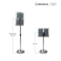 IMPODIO Banner Standing Stainless Ukuran A4 -  Sign Petunjuk / Media Promosi