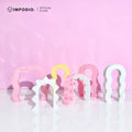 IMPODIO Set 5 pcs Properti Foto Produk Minimalis Model Gelombang Wavy Arch Pastel - Pajangan Meja & props foto produk estetik