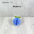 IMPODIO Honeycomb Paper Strawberry Blueberry 3D – Gantungan Dekorasi Pesta Buah Kertas Lipat Aesthetic Party Decor