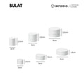 IMPODIO Set Geometry Mini 6 pcs – Prop Foto Produk Bulat & Kotak – Podium Display Mini untuk Konten & UMKM