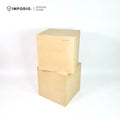 IMPODIO Podium Box Custom Branding 50x50x50 cm – Kubus Display Printing Sticker - Box Display Produk Pameran & Event - Properti Foto Estetik Booth Promosi