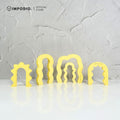 IMPODIO Set 5 pcs Properti Foto Produk Minimalis Model Gelombang Wavy Arch Pastel - Pajangan Meja & props foto produk estetik