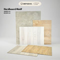 IMPODIO Alas Foto Hardboard Motif Texture – Wood, Semen & Terrazzo - Background Foto Produk Estetik
