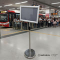 IMPODIO Banner Standing Stainless Ukuran A4 -  Sign Petunjuk / Media Promosi