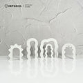 IMPODIO Set 5 pcs Properti Foto Produk Minimalis Model Gelombang Wavy Arch Pastel - Pajangan Meja & props foto produk estetik