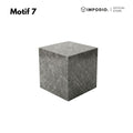 IMPODIO Podium Kubus Display Produk Motif Marmer Kayu Beton Batu Semen - Properti Foto Produk Aesthetic - Tatakan Alas Display Studio Foto Minimalis - Dekorasi Photoshoot