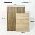 IMPODIO Alas Foto Hardboard Motif Texture – Wood, Semen & Terrazzo - Background Foto Produk Estetik