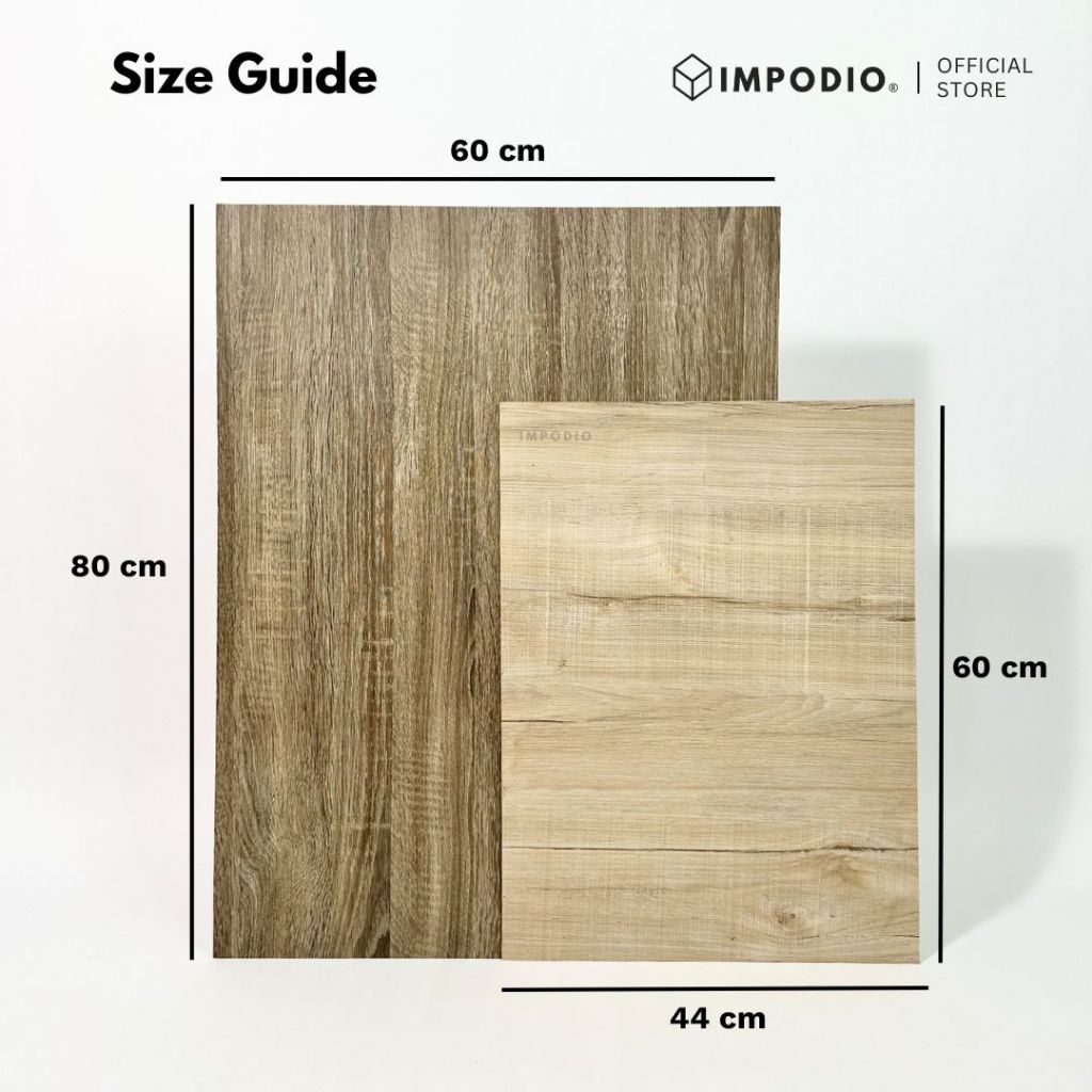 IMPODIO Alas Foto Hardboard Motif Texture – Wood, Semen & Terrazzo - Background Foto Produk Estetik