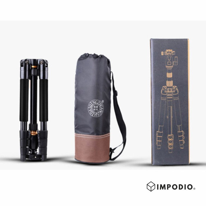 IMPODIO Multifunction Professional DSLR Tripod + Monopod - QZSD -Q555 - close up