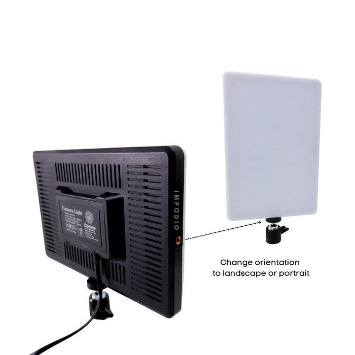 IMPODIO LED Panel fill light 24x15cm - remote control