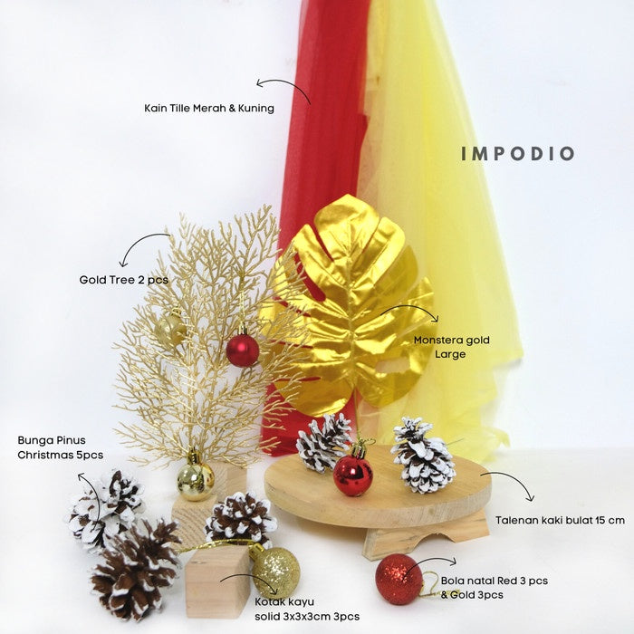 IMPODIO Paket Celyn - Foto Produk Dekorasi untuk Natal Christmas