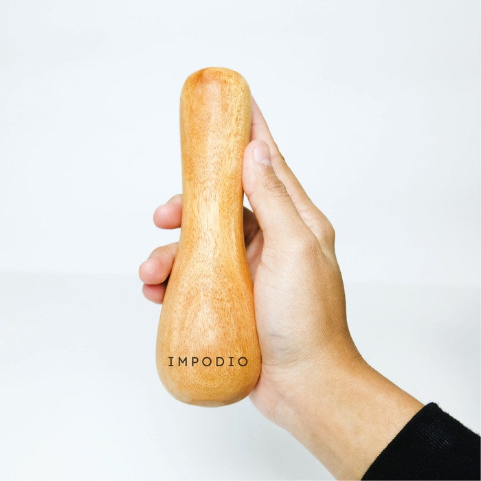 Set Lumpang/Lumbung kayu asli - Tumbukan bumbu props IMPODIO