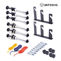 IMPODIO Kerekan Background manual 3 roll bisa lebar 3m - dalam penggunaan