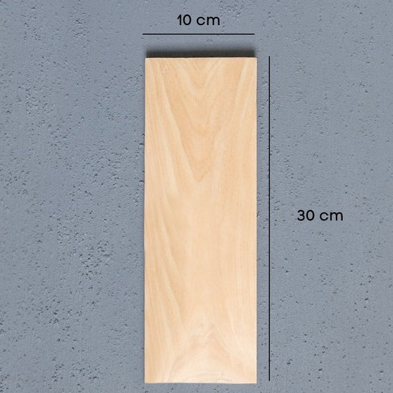 IMPODIO kayu kotak 30x10cm  pinus bahan decoupage / lukis /