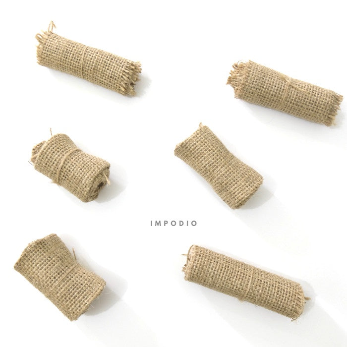 IMPODIO Yute Goni Pita DIY Uk 9cm 6 cm - Foto Props Photography