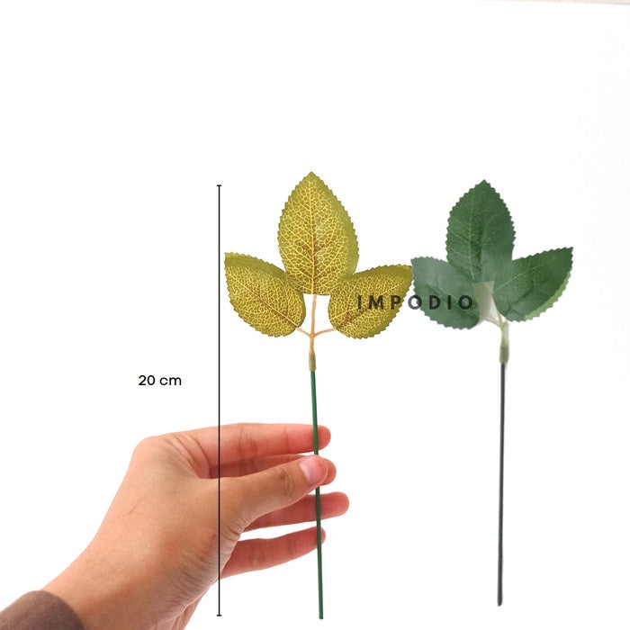 IMPODIO Artificial Leaf - Dekorasi Tanaman - Props Photo