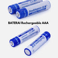 IMPODIO Baterai Rechargeable 900 ukuran AAA mAh - Satuan - tampak samping