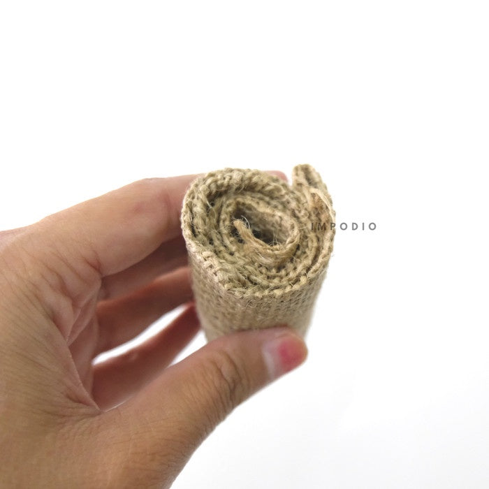 IMPODIO Yute Goni Pita DIY Uk 9cm 6 cm - Foto Props Photography