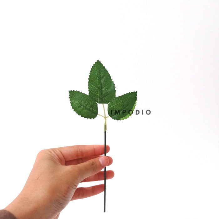 IMPODIO Artificial Leaf - Dekorasi Tanaman - Props Photo