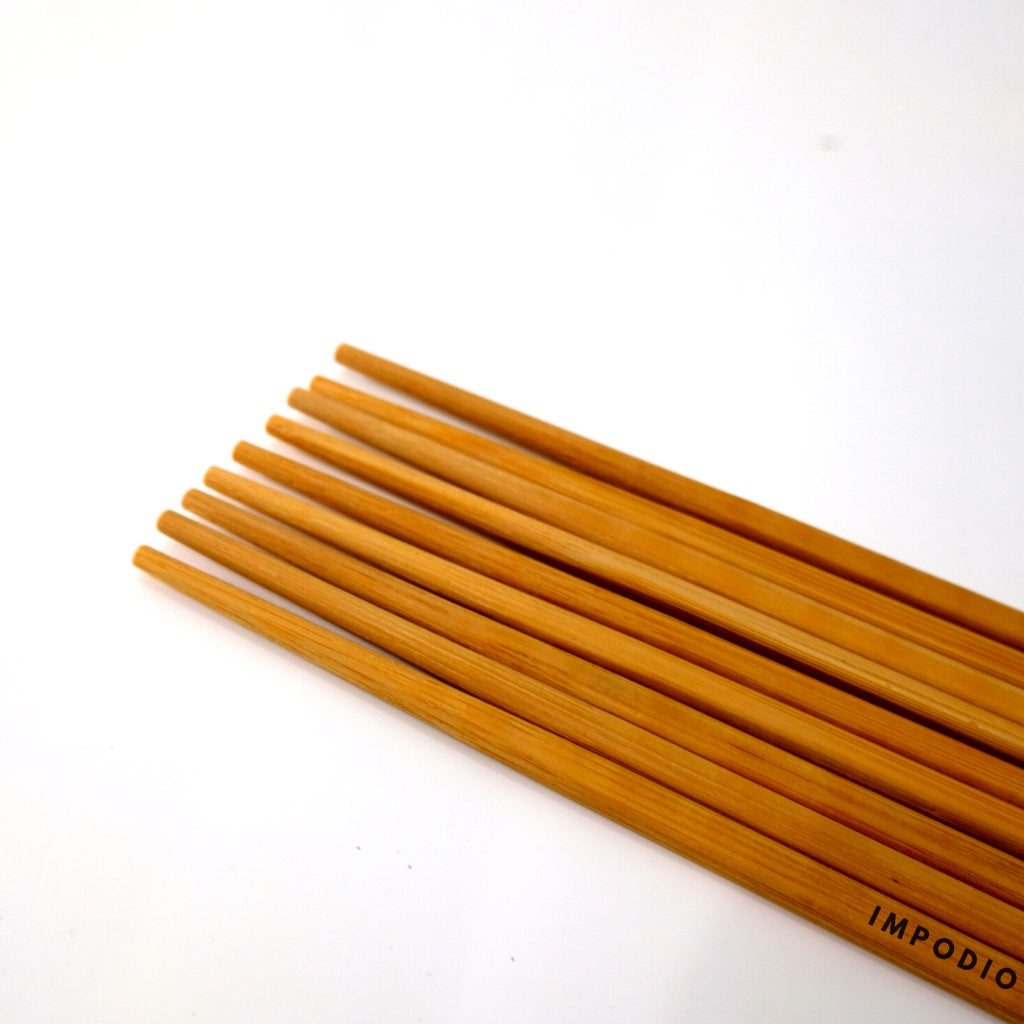 IMPODIO Sumpit Kayu – Sumpit Makan – Sumpit Mie – Sendok Makan Mie - tampak samping
