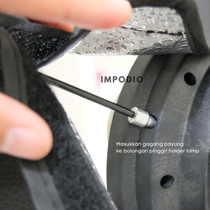 IMPODIO Paket Stand 2M-Socket 4Lighting-Corn Light Bulb E27 12W 60 LED