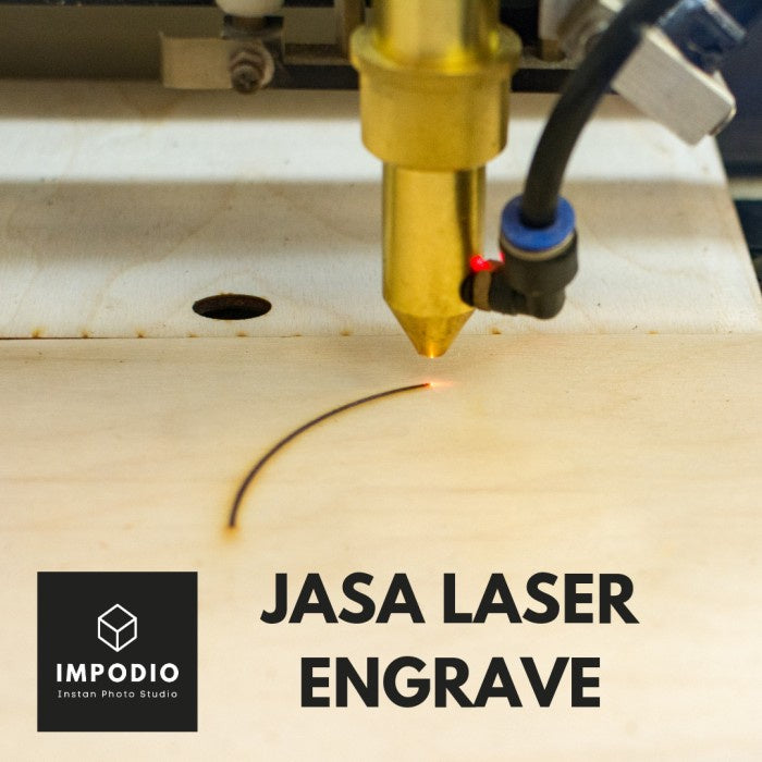 Tambah Laser engrave custom design