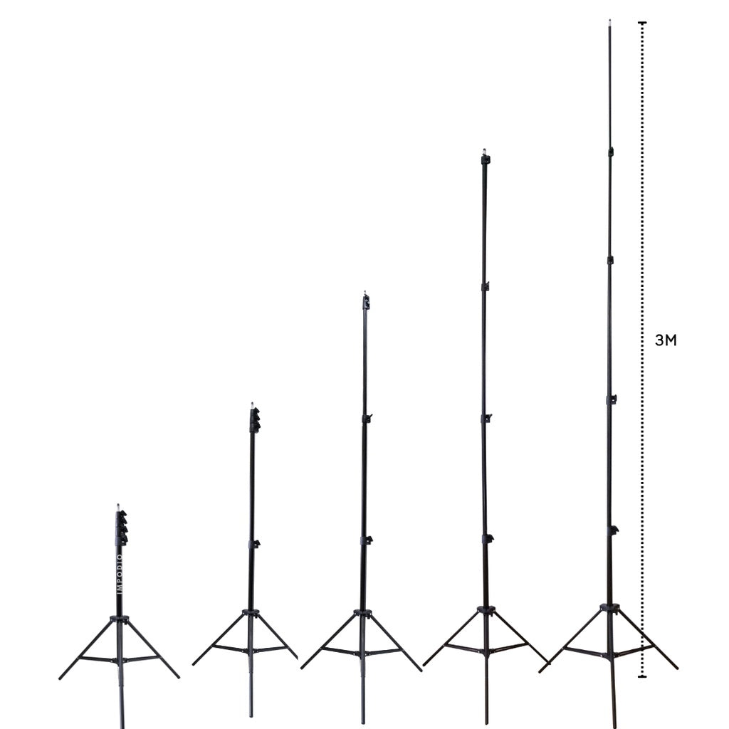 IMPODIO Light Stand Tripod for Studio – lighting Tinggi 300cm dan - detail produk