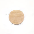 IMPODIO Free grafir laser tatakan Gelas Kayu Mahoni - coaster cangkir - packaging