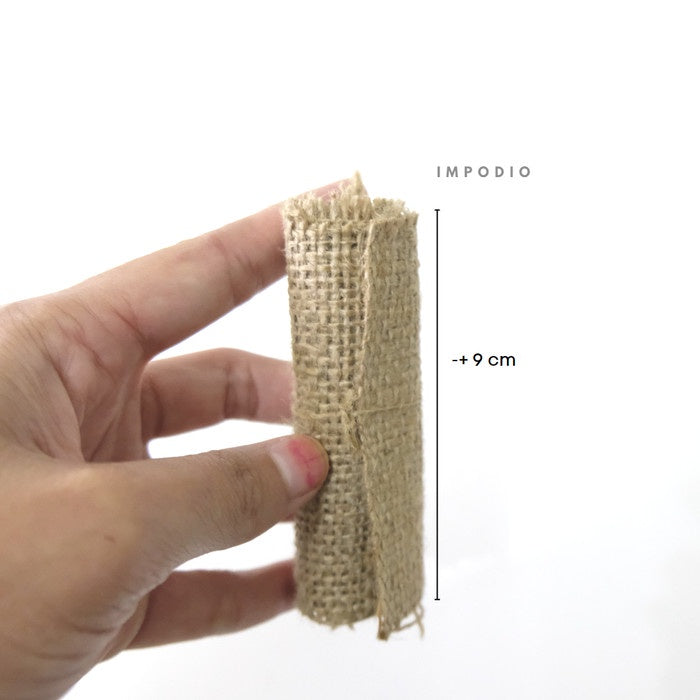 IMPODIO Yute Goni Pita DIY Uk 9cm 6 cm - Foto Props Photography