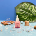 IMPODIO Es Batu Palsu - Artificial fake ice cube properti foto - close up