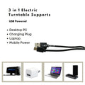 IMPODIO 3 in 1 Electric Turntable - Rotating Stand 360 Degre - dalam penggunaan