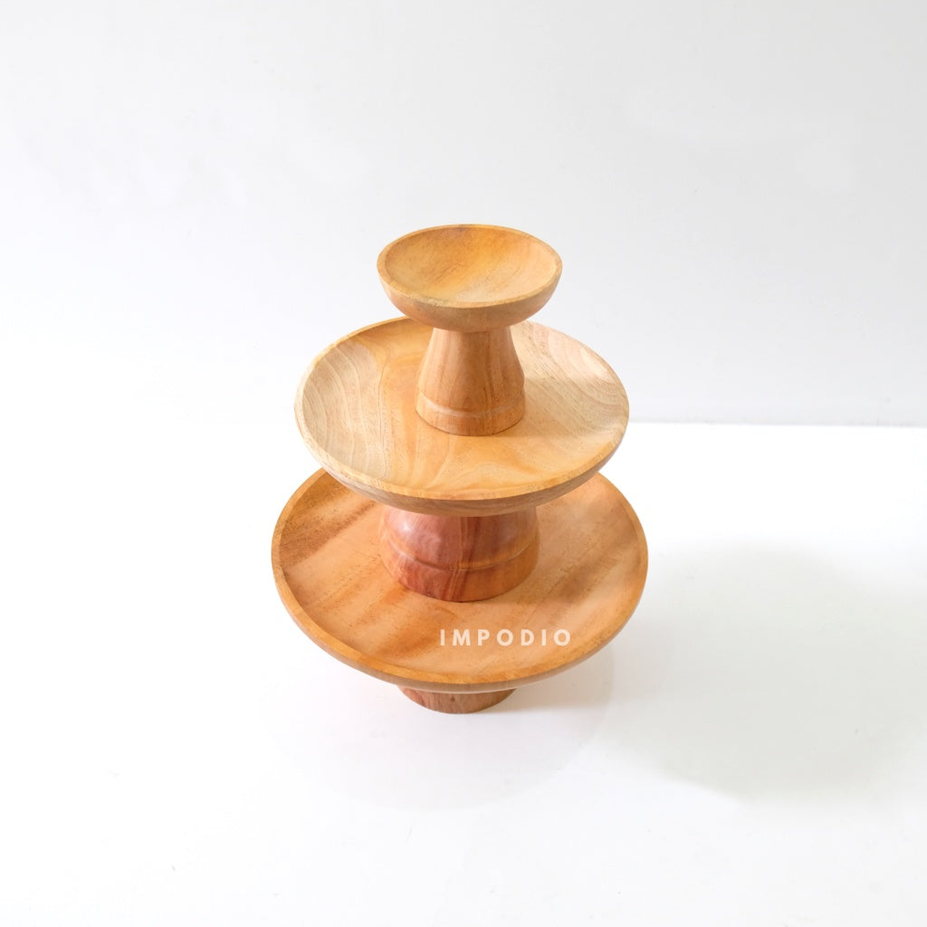 IMPODIO Stand cake kay / display dessert kue / properti foto makan