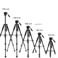 IMPODIO Zomei Q310 Premium Tripod IMPODIO – Kuat dan - close up