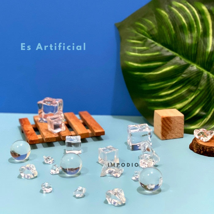 IMPODIO Es Batu Palsu - Artificial fake ice cube properti foto